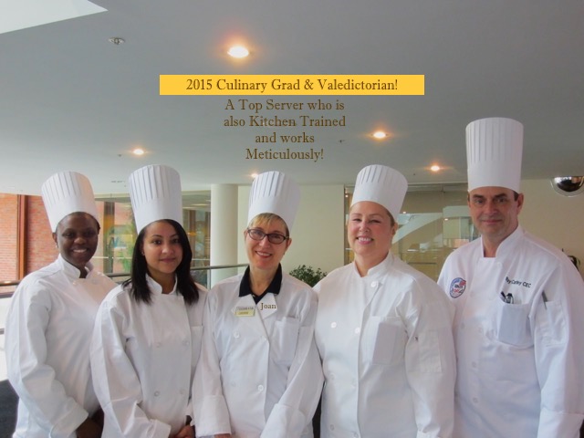Culinary
                      Trained - Certified Food Handler & Server