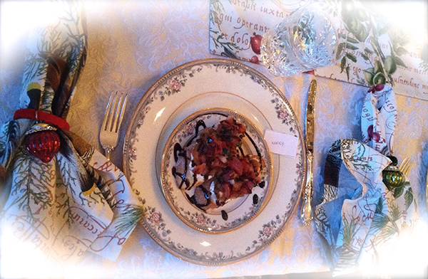 Formal Holiday Place Setting