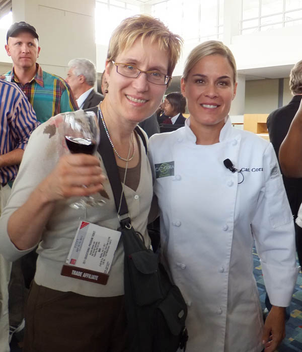 Joan & Iron Chef Cat Cora
